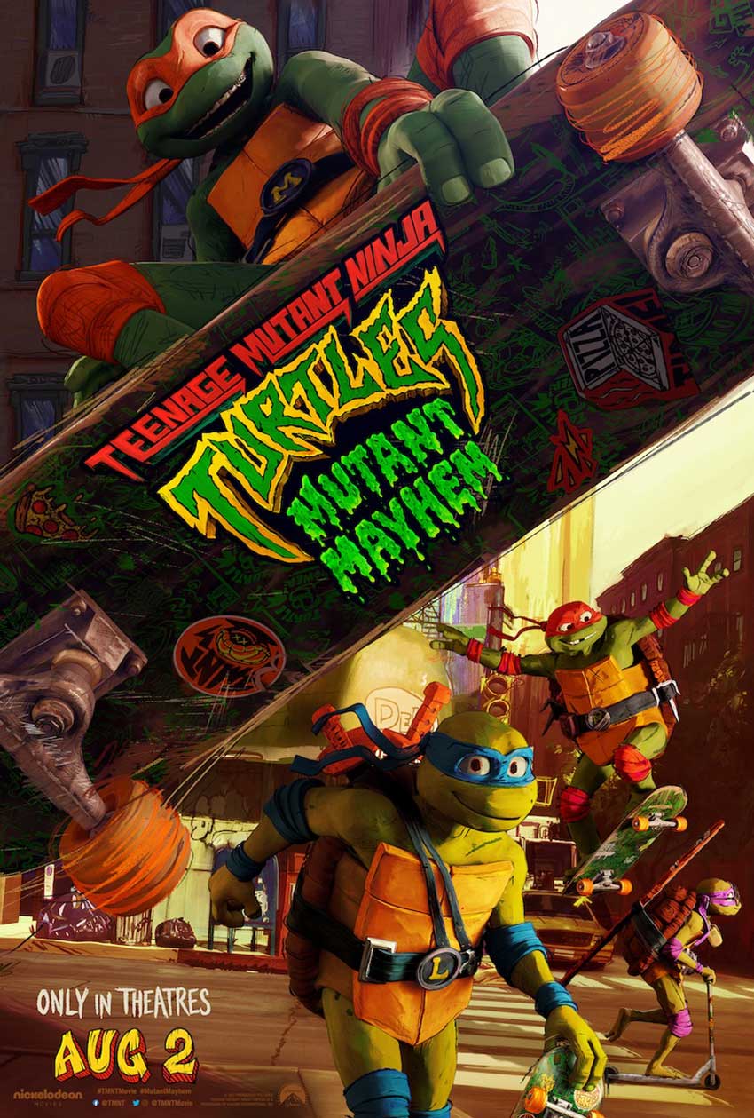 teenage mutant ninja turtles mutant mayhem 2023 poster