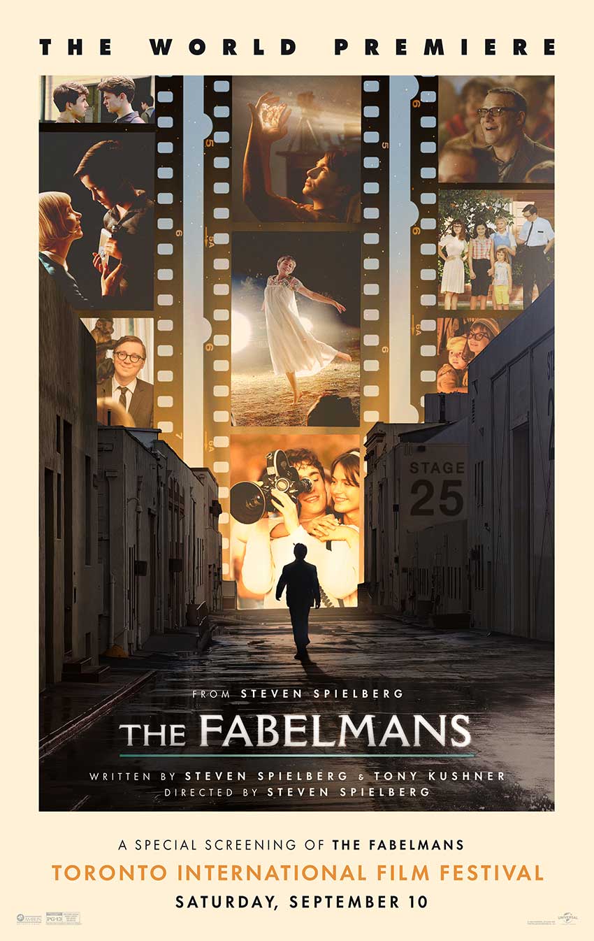 the fabelmans trailer steven spielberg poster