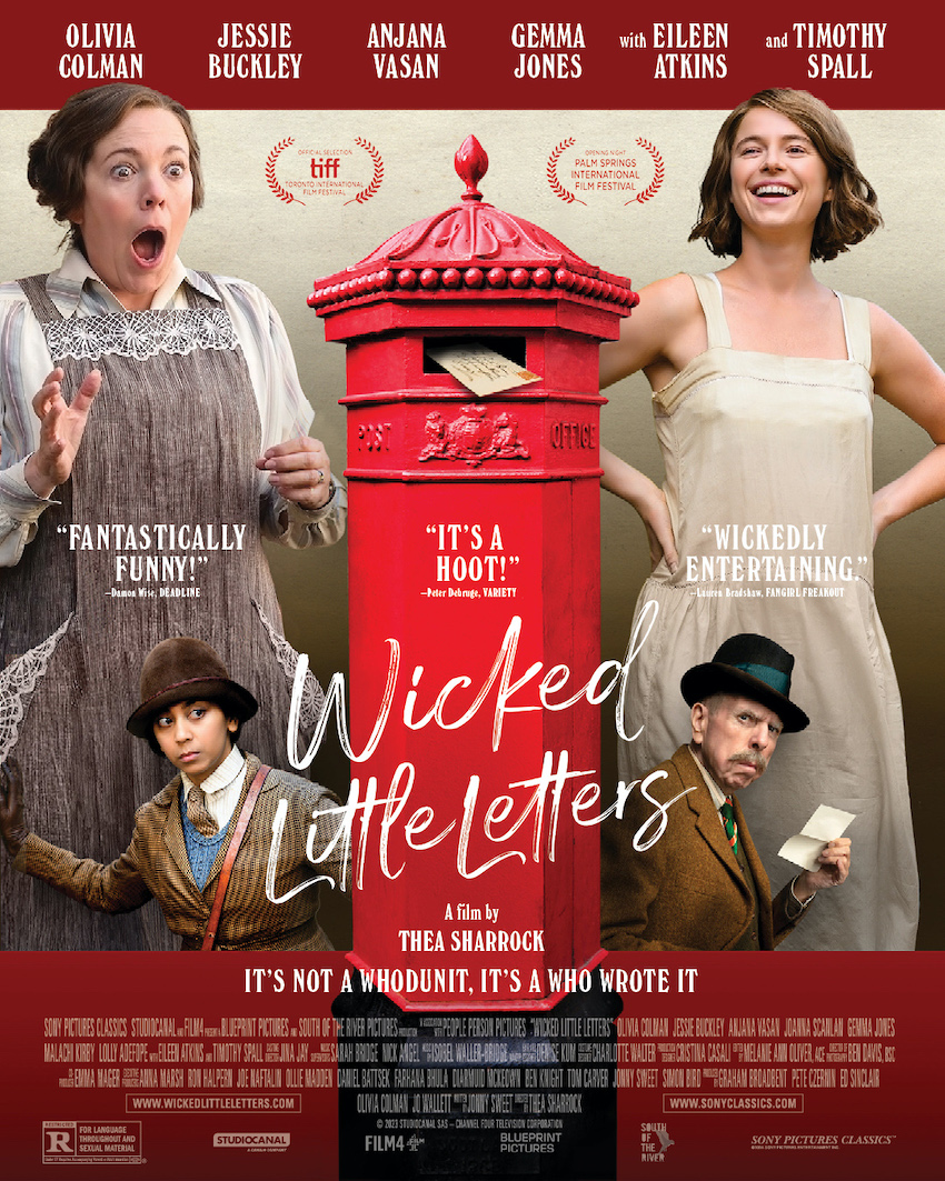 Wicked Little Letters movie poster 2024