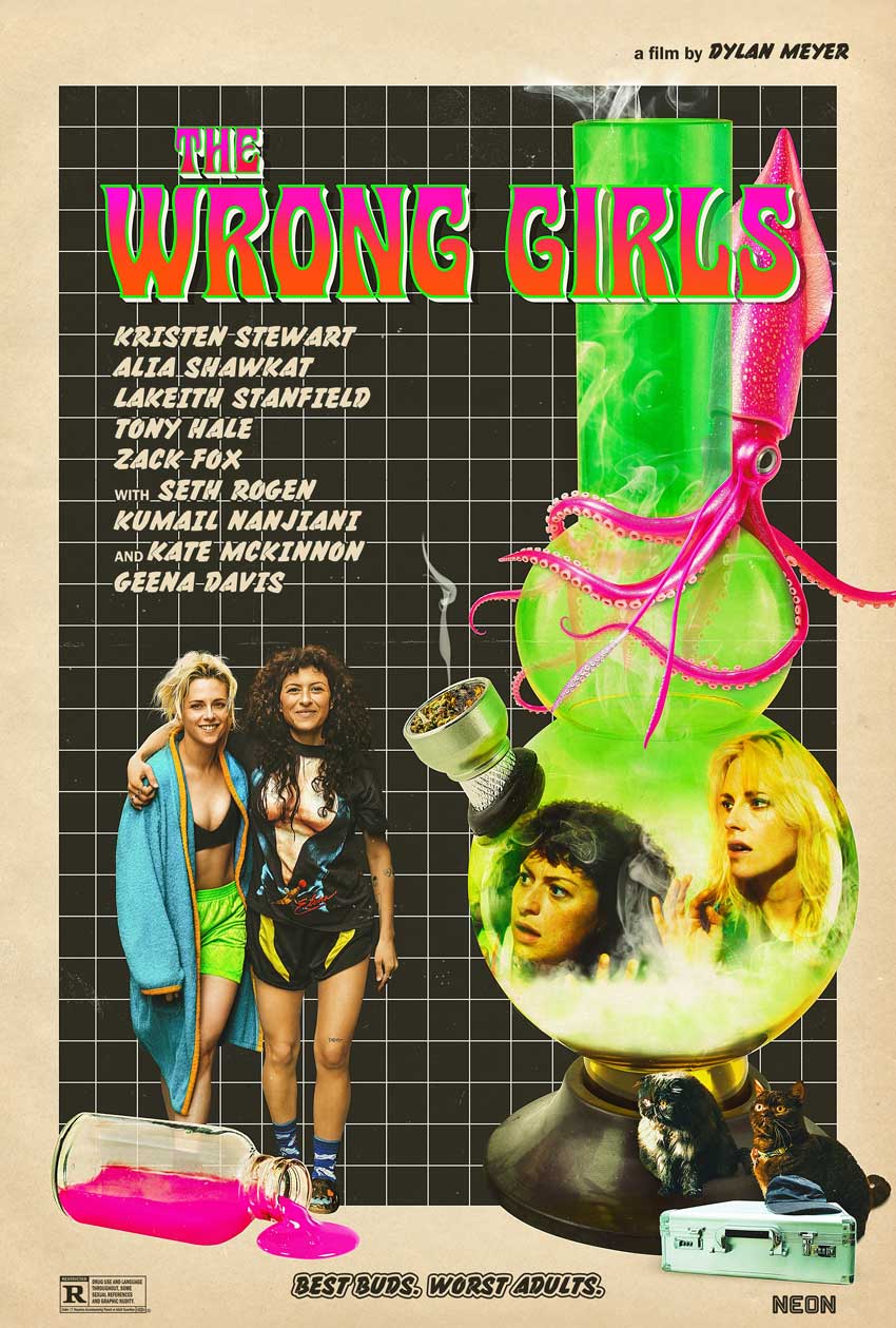 Kristen Stewart and Alia Shwkat in The Wrong Girls movie poster